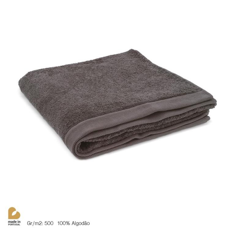 Toalha de rosto Cinza Escuro (Antracite) - 100% Algodão