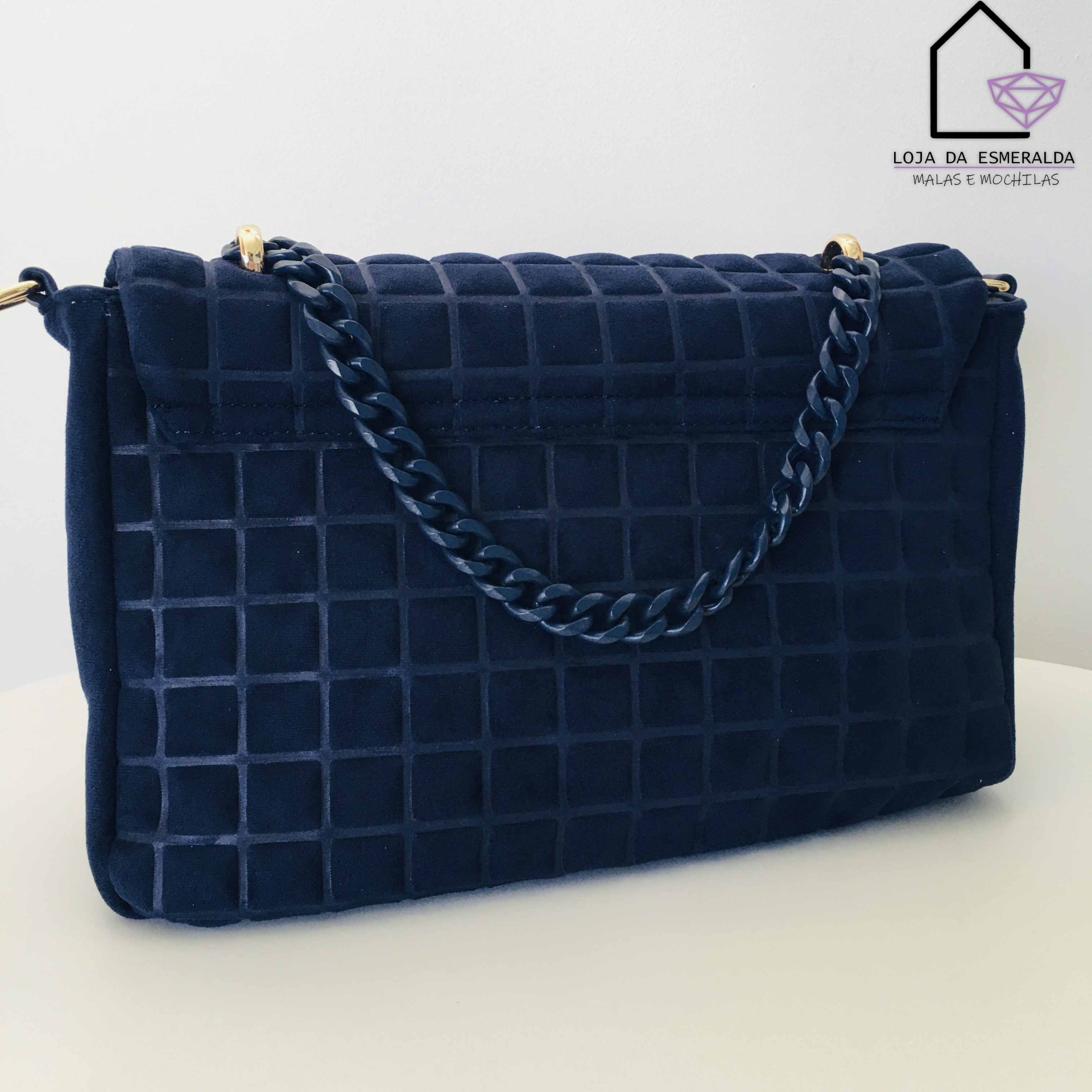 Mala Tiracolo em Camurça - C32xL10xA20CM