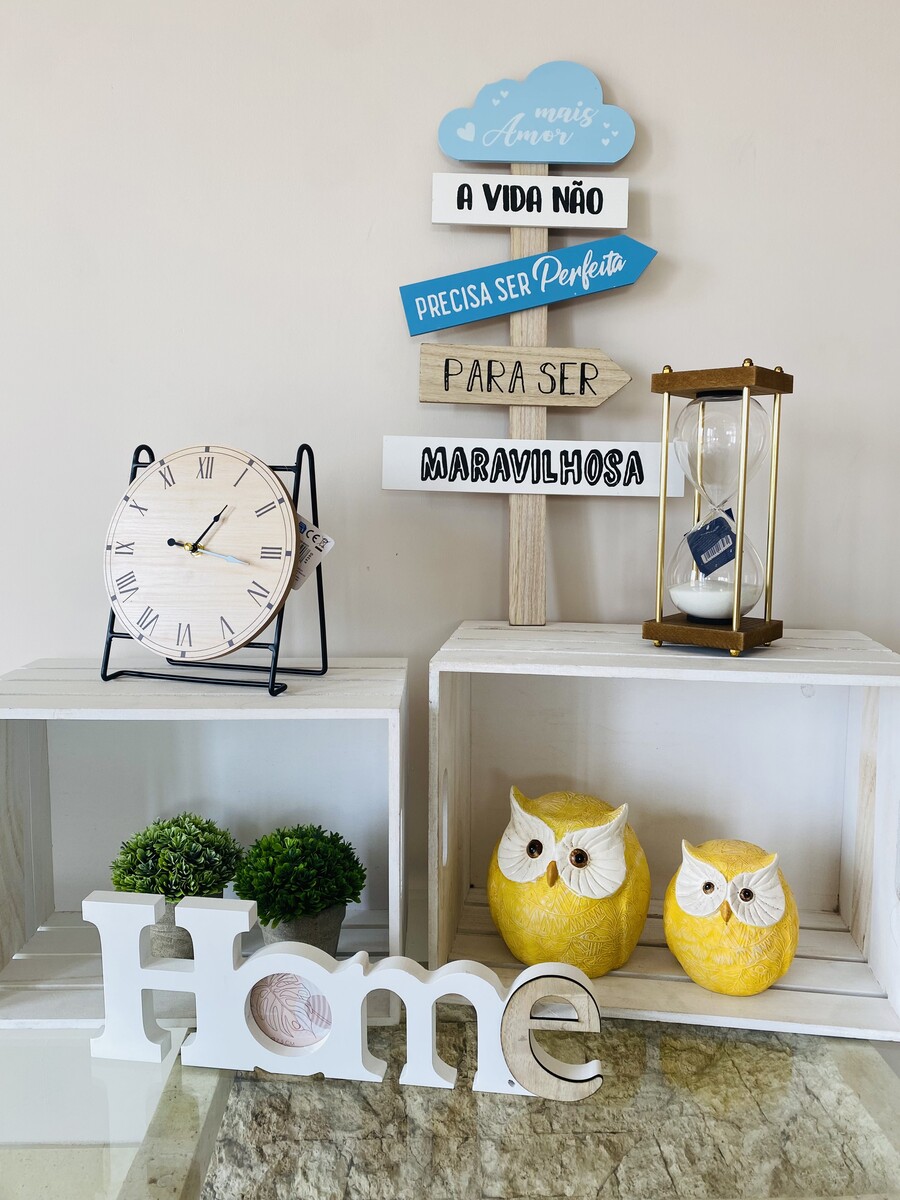 Placa de Parede A Vida -31Cx1Lx57CM