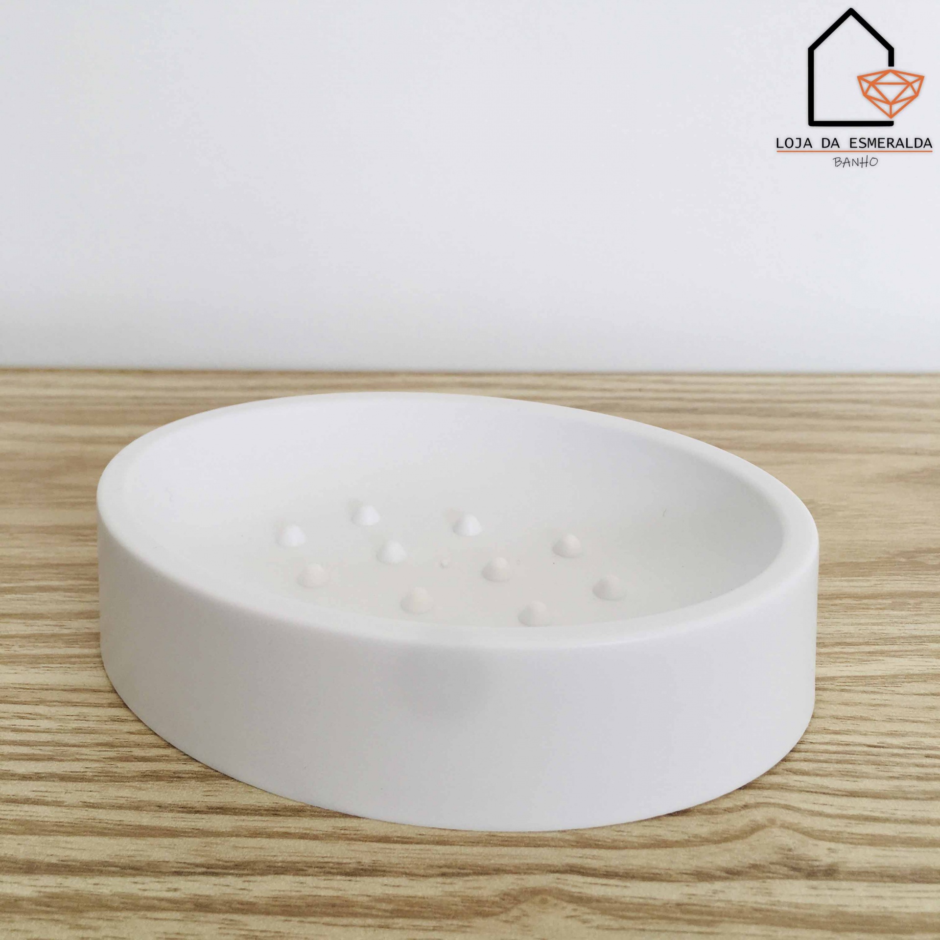 Saboneteira WC Branco