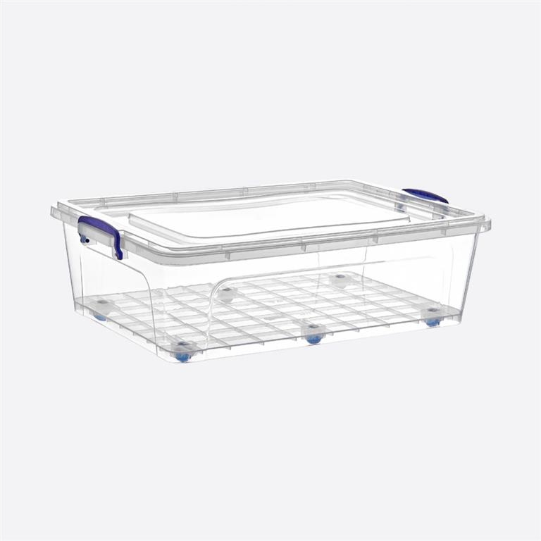 Caixa Transparente para Arrumação - 40 Litros