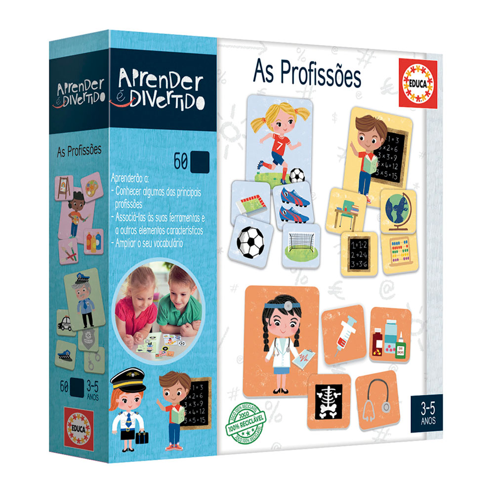 Aprender é Divertido - As Profissões - 3 a 5 Anos