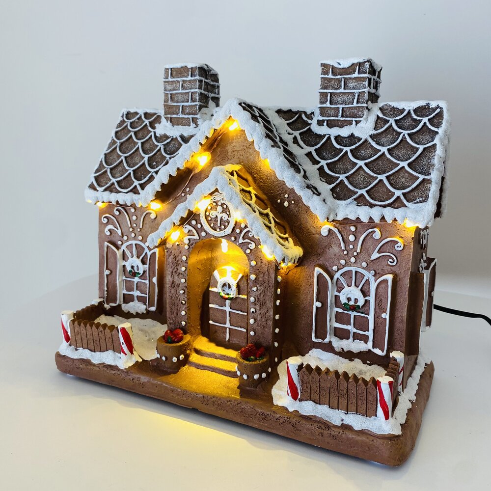 Casa de Natal c/ iluminação - C24xL13xA22CM