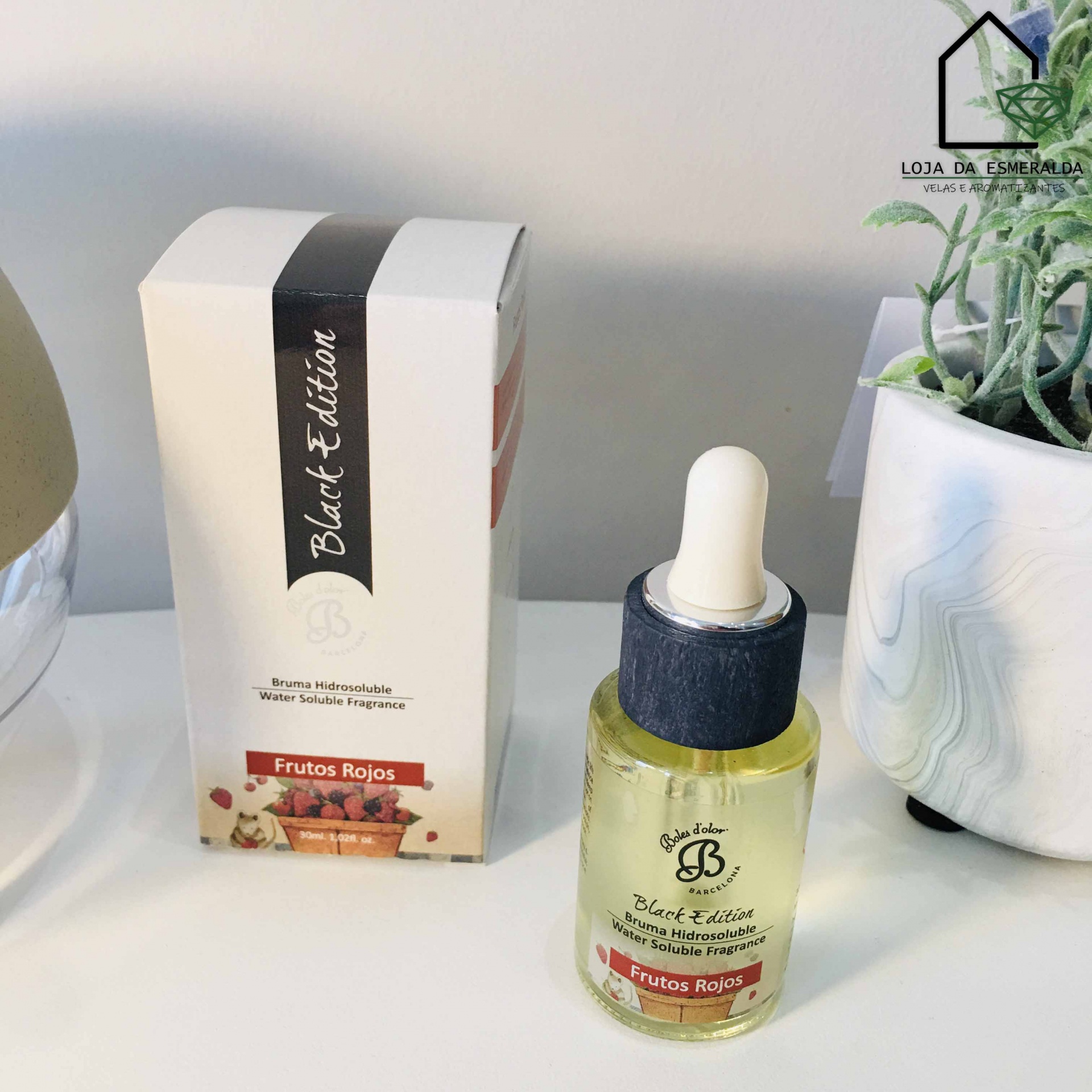 Óleo Hidrosolúvel  30ml Black Edition | Boles D'Olor | Frutos Vermelhos