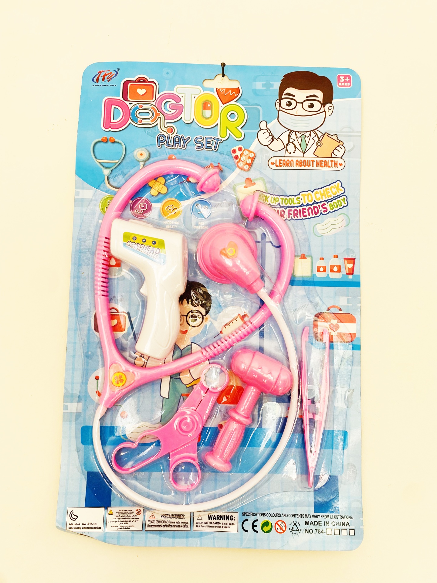 Brinquedo - Conj. Auscultador e Utensílios Médicos - Mais de 3 Anos