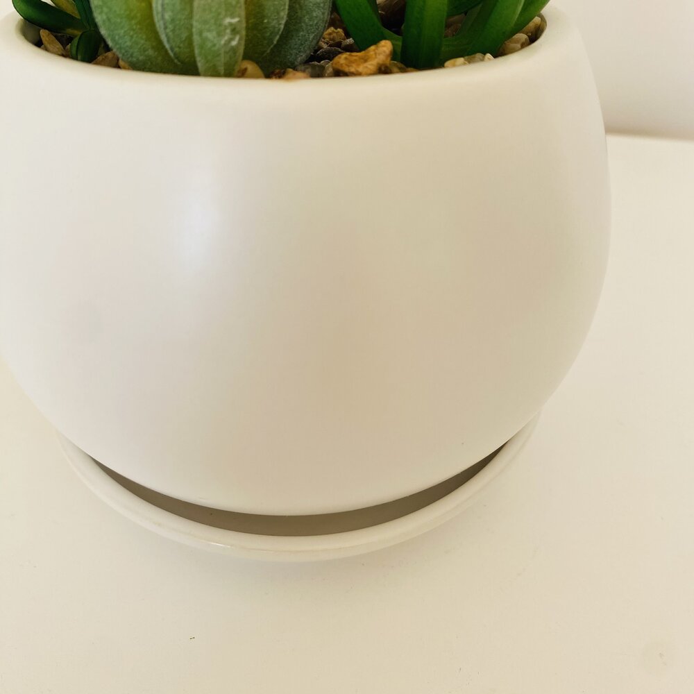 Planta Artificial em Vaso - C12xL12xA23CM