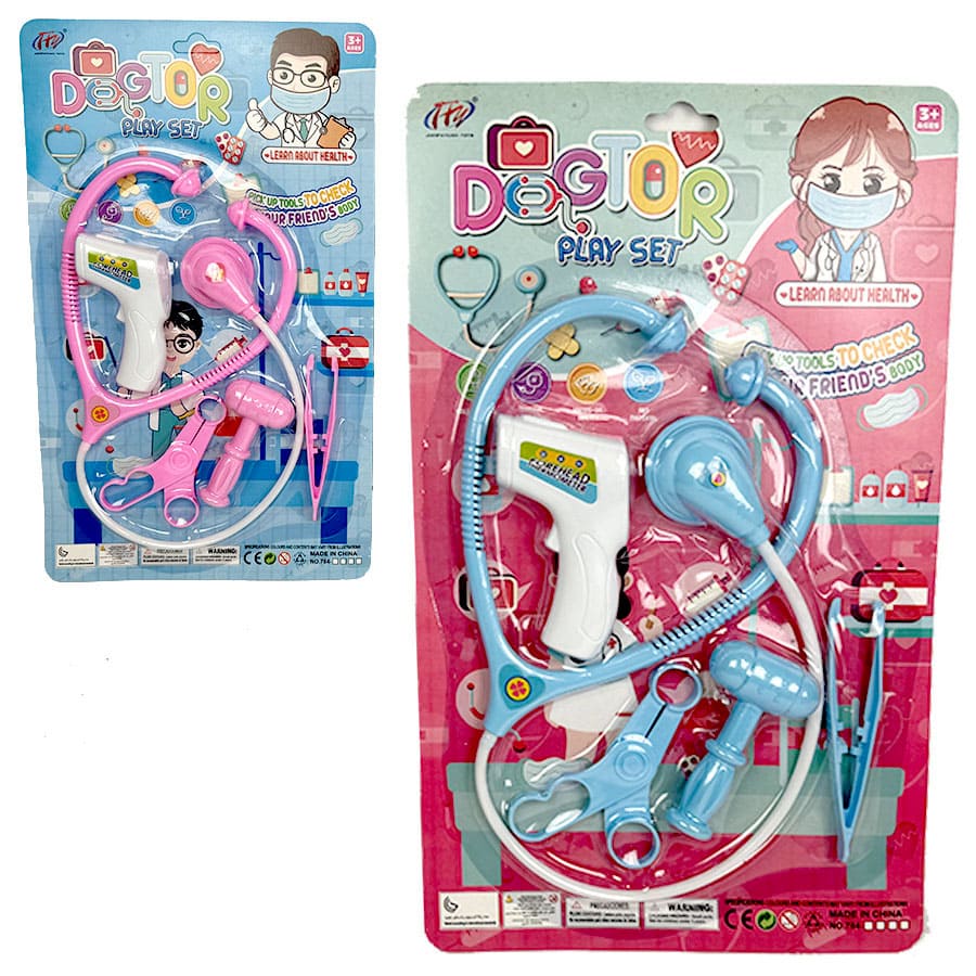 Brinquedo - Conj. Auscultador e Utensílios Médicos - Mais de 3 Anos