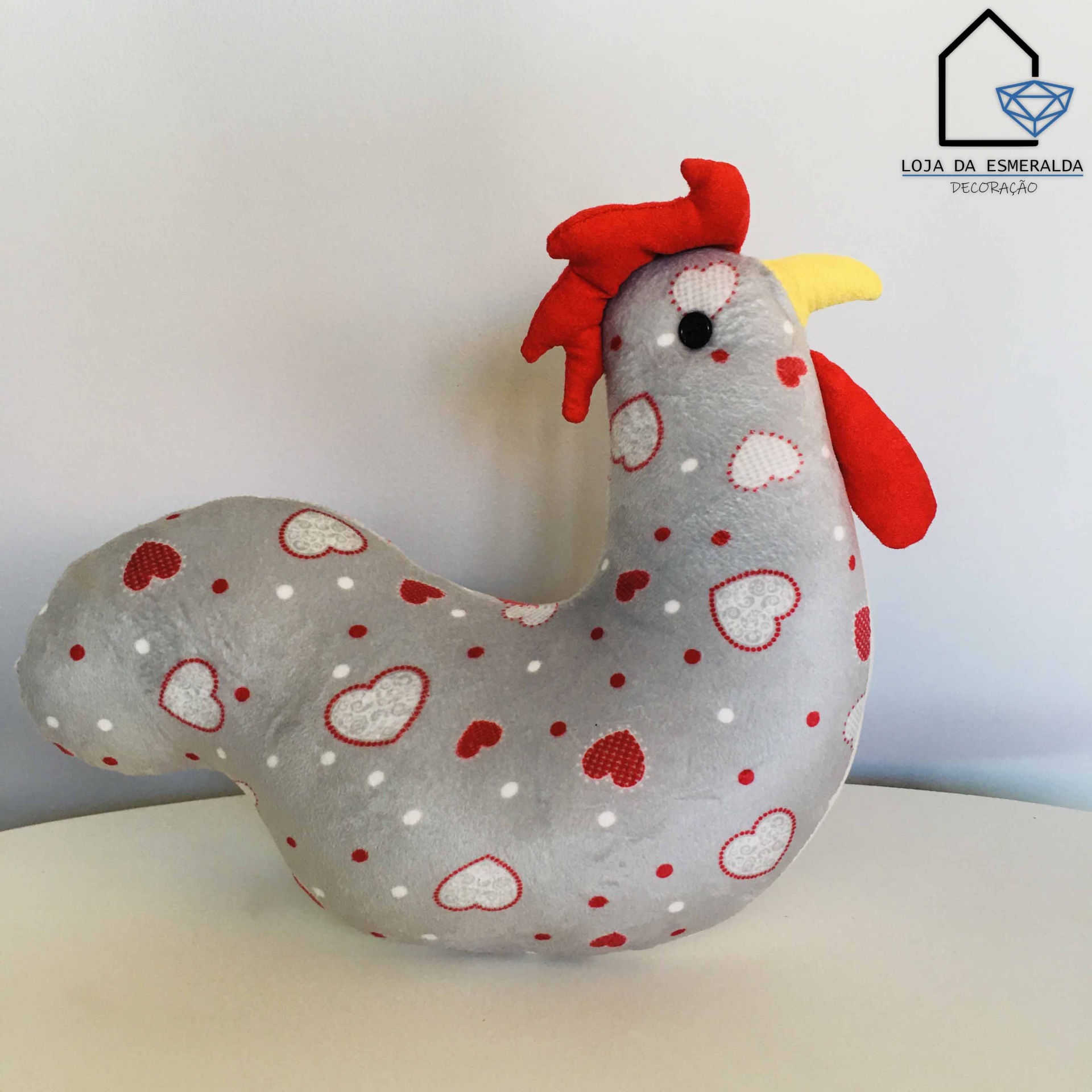 Segura Portas Galinha | Tecido | 24x18x15CM