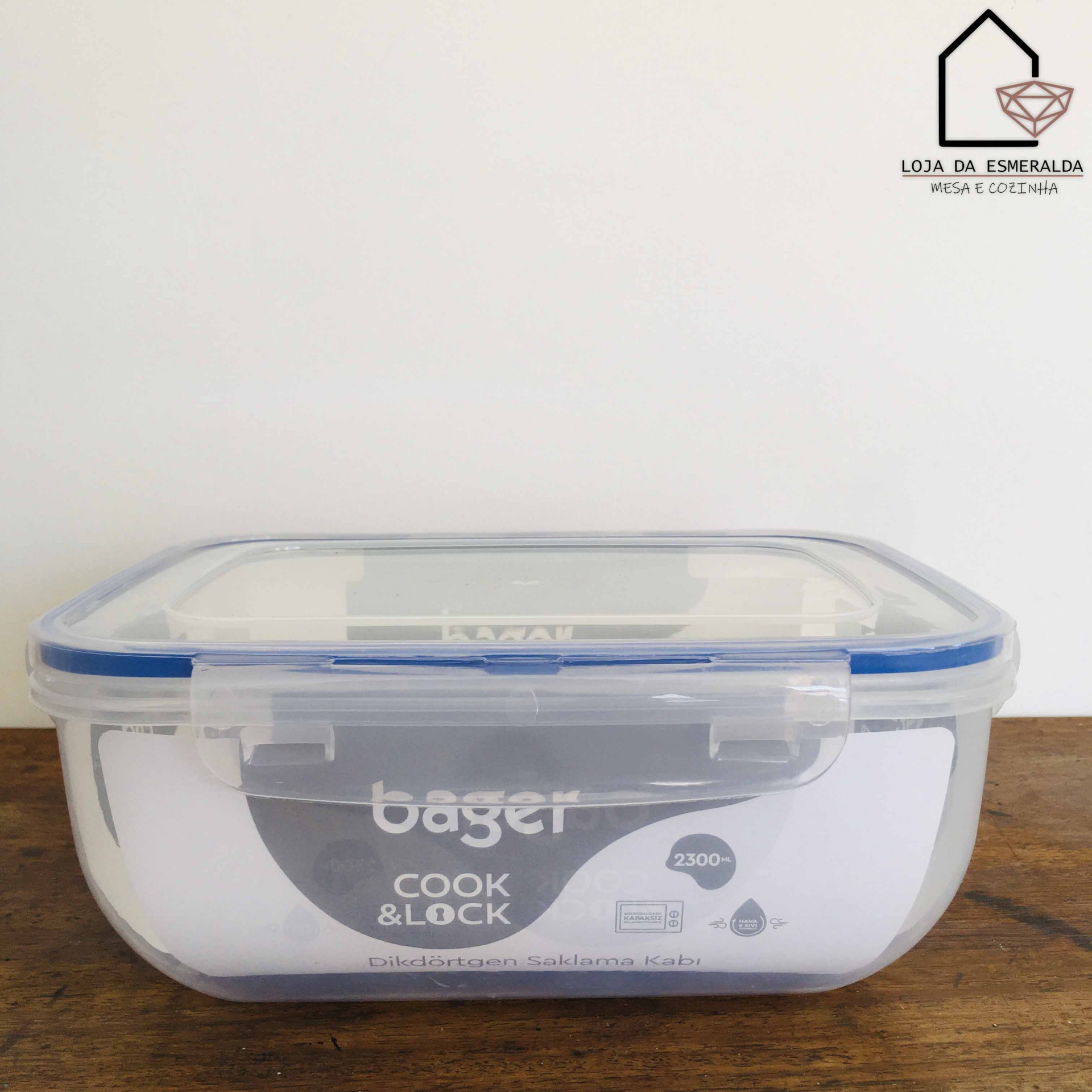 Recipientes p/ Conservação de Alimentos | Retangulares | Vários Tamanhos