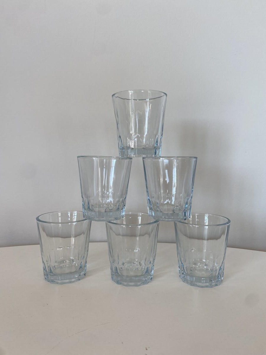 Conjunto 3 Copos/Chávenas de Café - Vidro