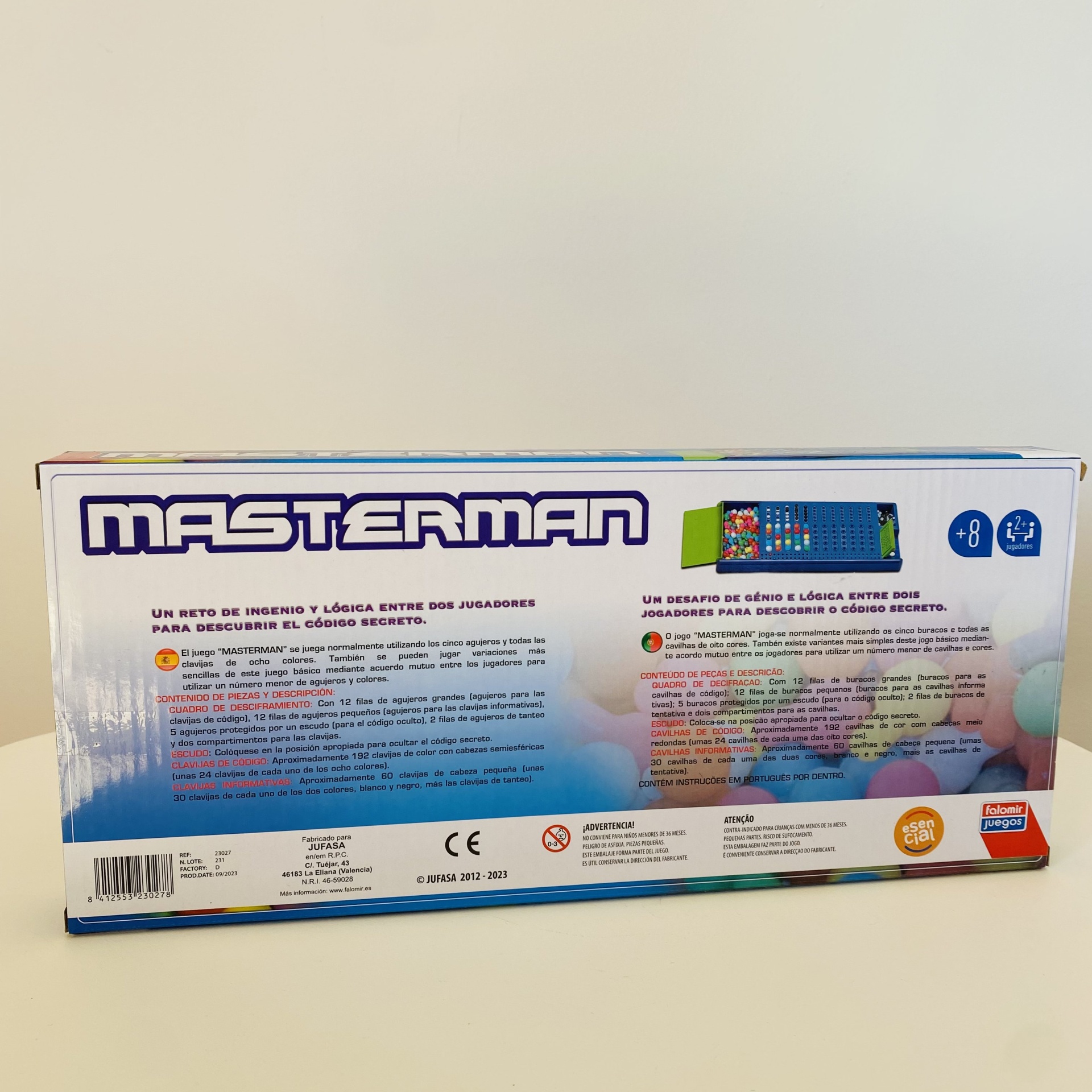 Jogo MasterMan - Mais de 8 Anos - 2 Jogadores