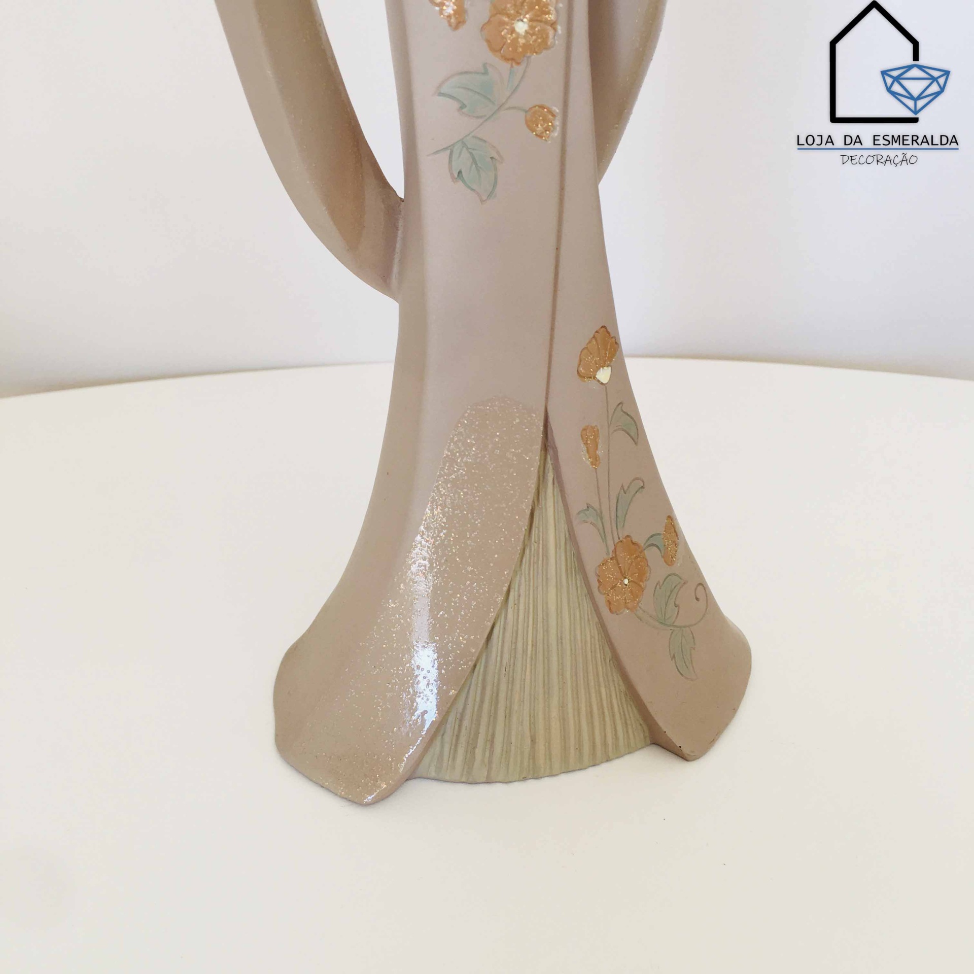 Estatueta | Figura Feminina Oriental | 12x8.5x38CM