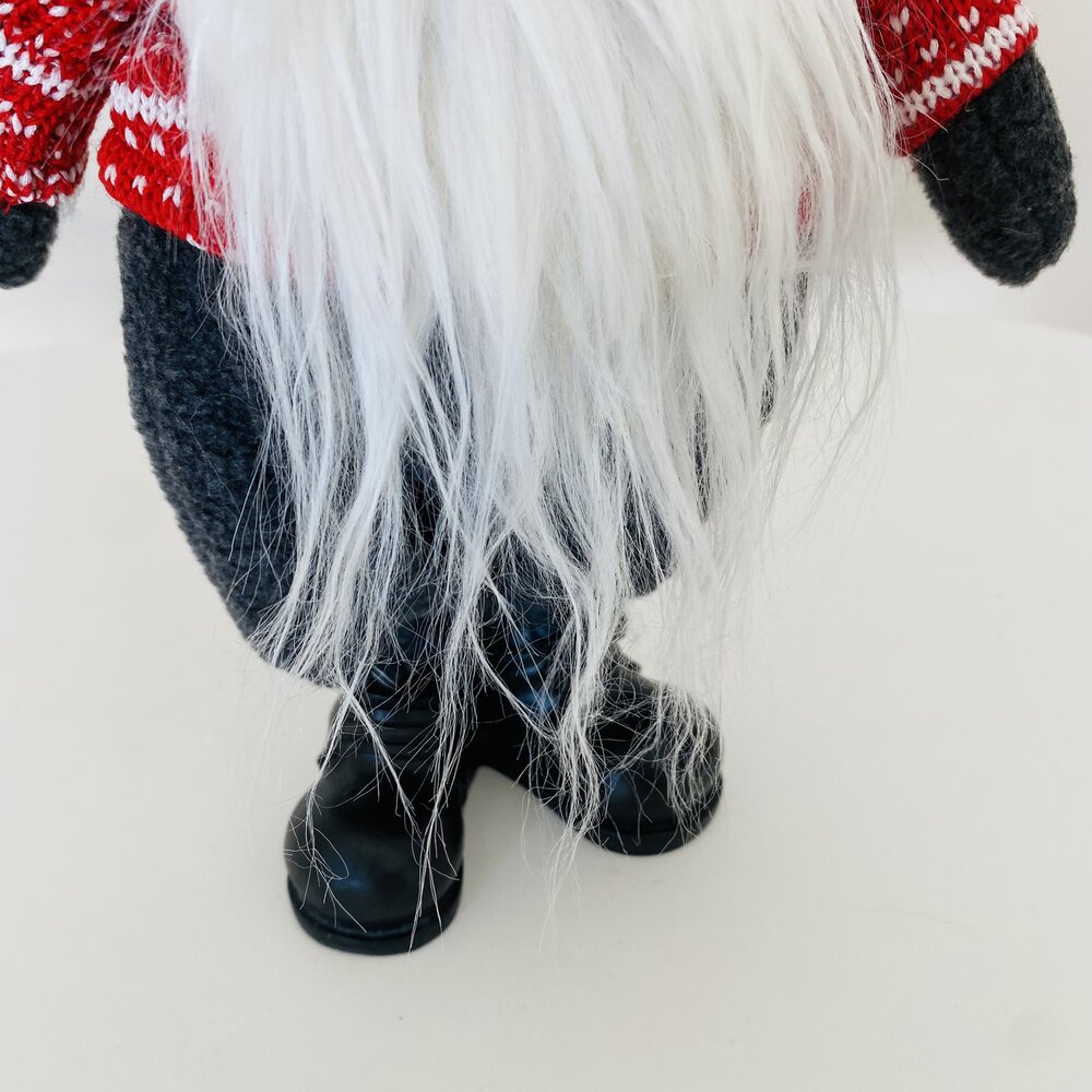 Boneco Natalício - Gnomo- Tecido - C15xL10xA50CM