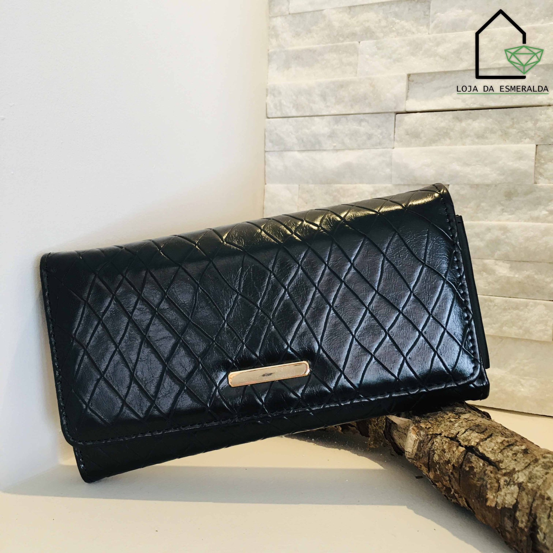 Carteira c/ fecho em Aba - C19xL4xA10CM