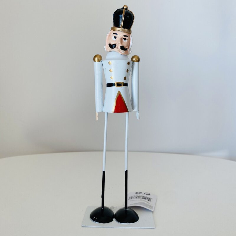 Quebra Nozes de Natal - Branco - C8.5xL5xA24.5CM