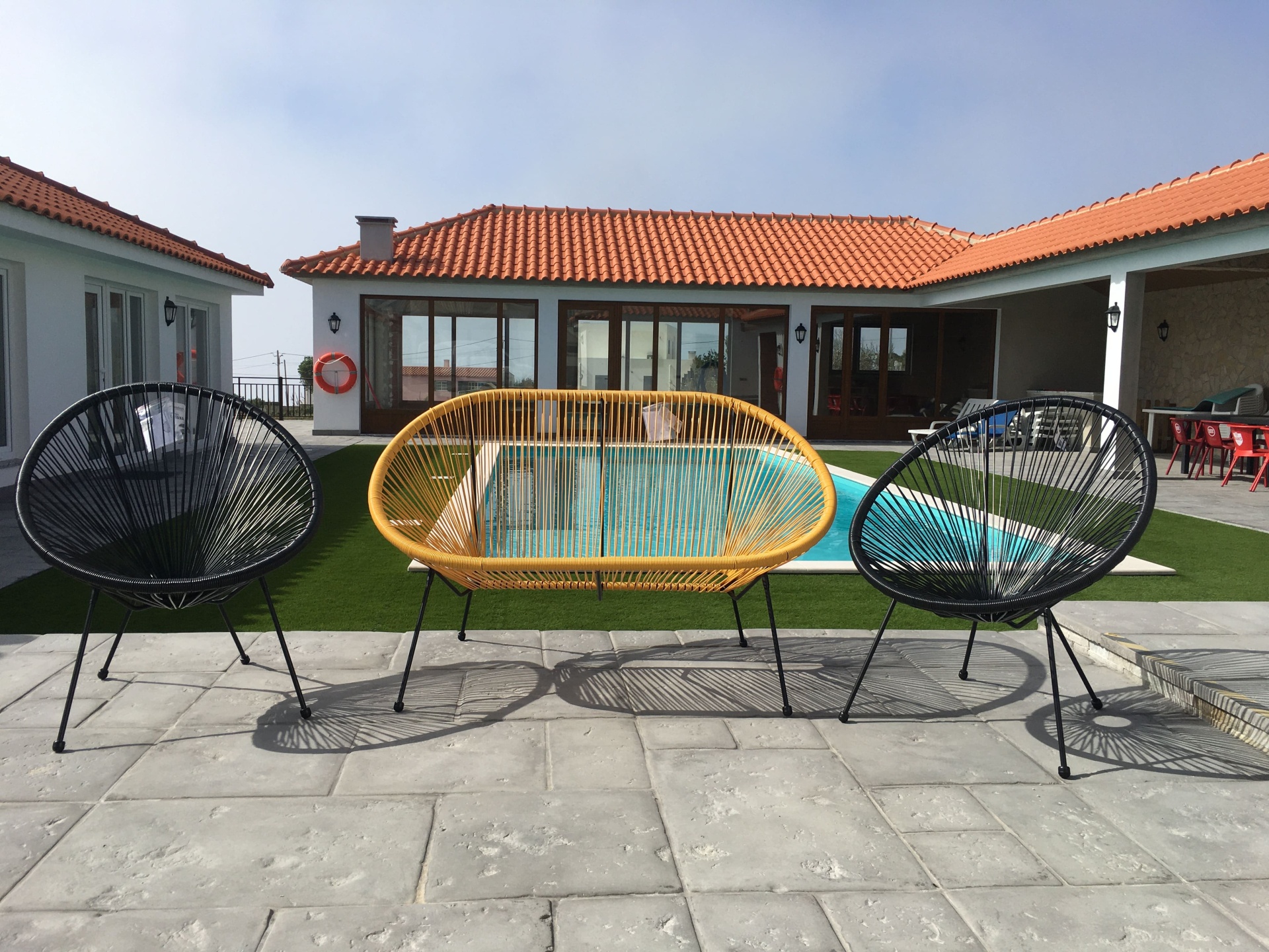 Set de Jardim - Preto e Amarelo