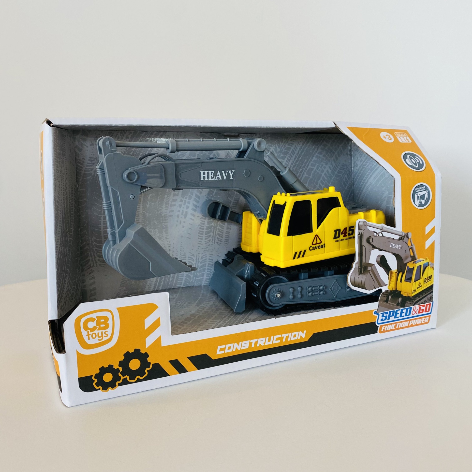 Brinquedo Veículo de Construção Escavadora - Mais de 3 Anos