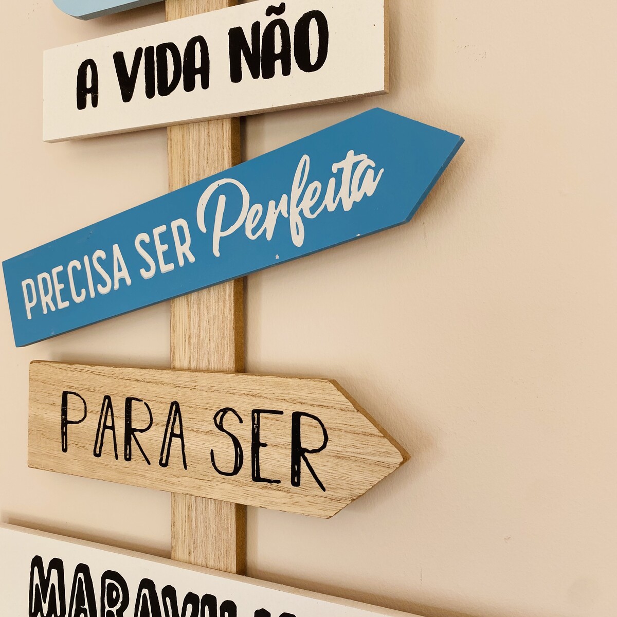 Placa de Parede A Vida -31Cx1Lx57CM