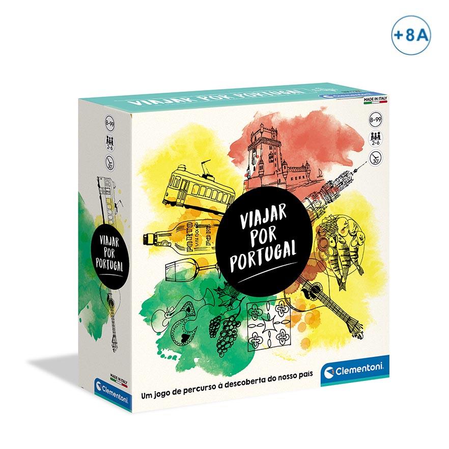 Jogo de Tabuleiro - Viajar por Portugal - Mais de 8 Anos