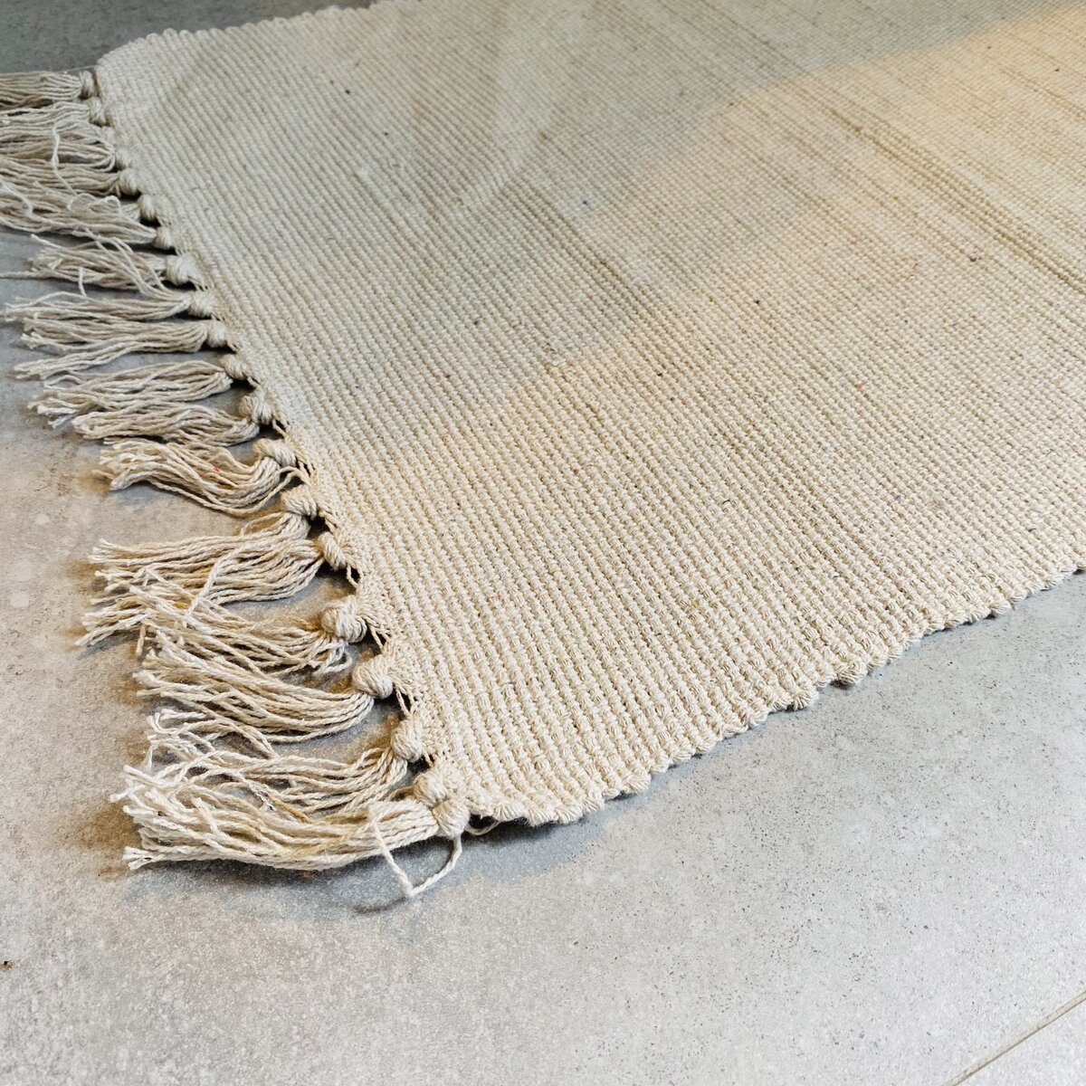 Tapete Tradicional - Algodão - Creme - C80xL50CM