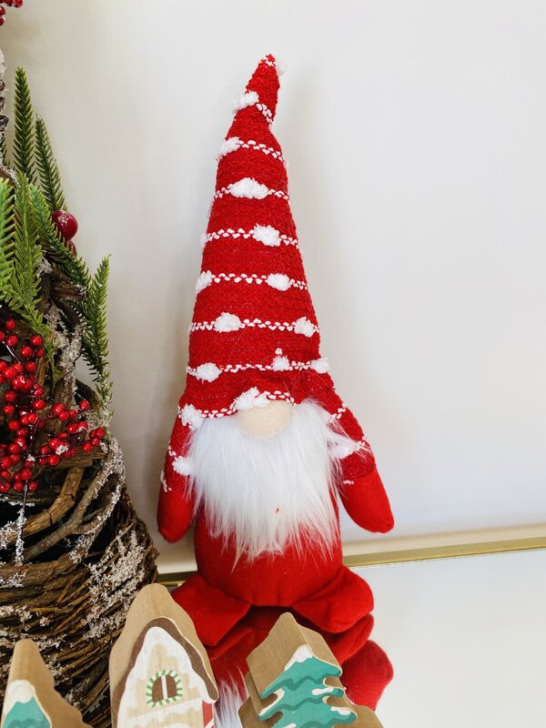 Gnomo Decorativo de Natal  - C16xL10xA30CM