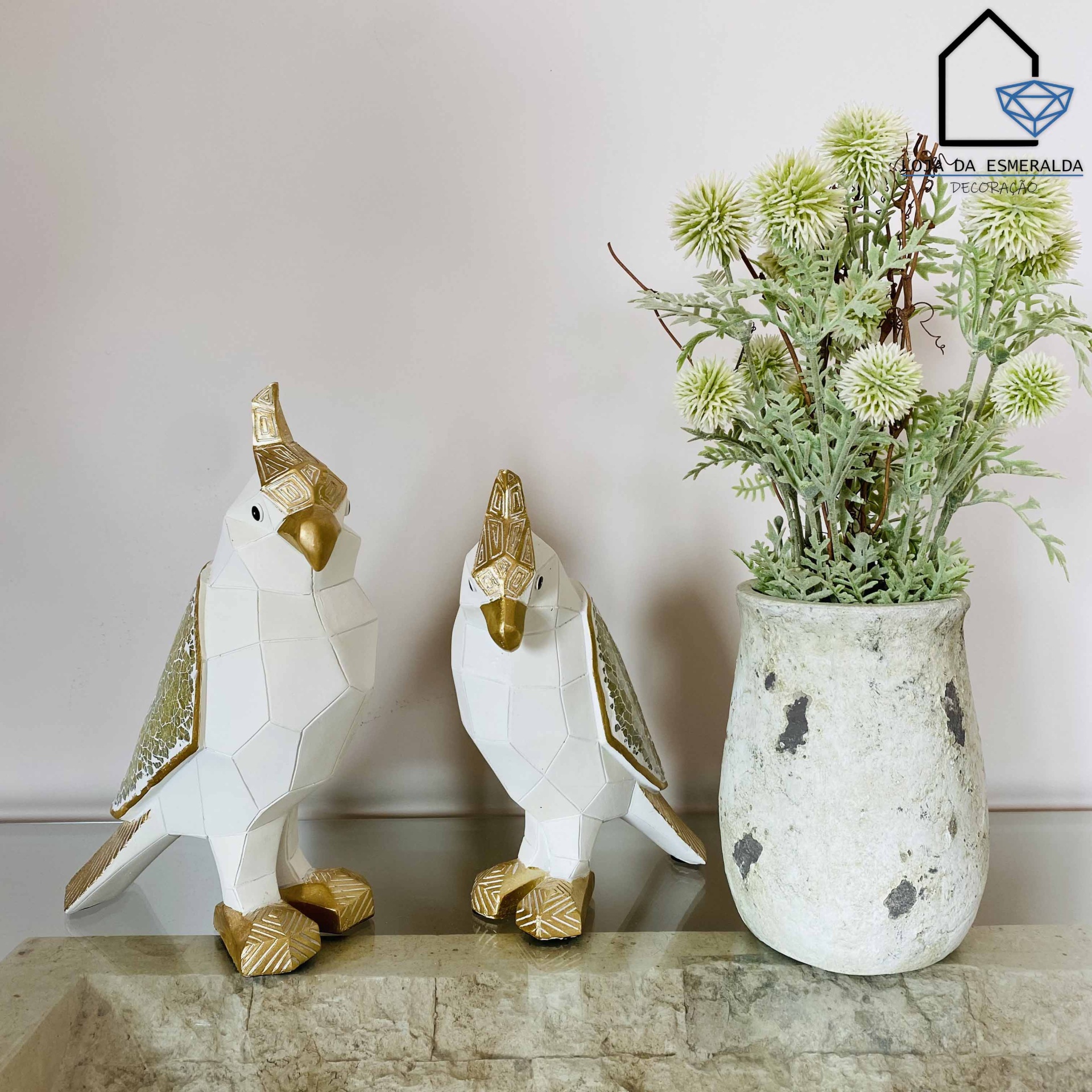 Planta Artificial em Vaso | 12x12x35CM