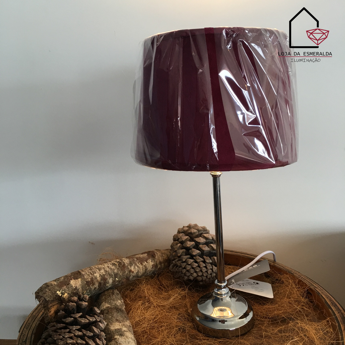 Candeeiro em Metal | Bordo