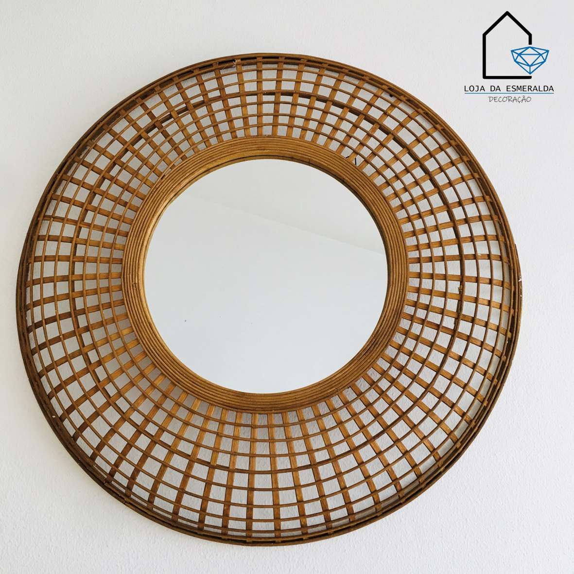 Espelho em Madeira - 80X80CM