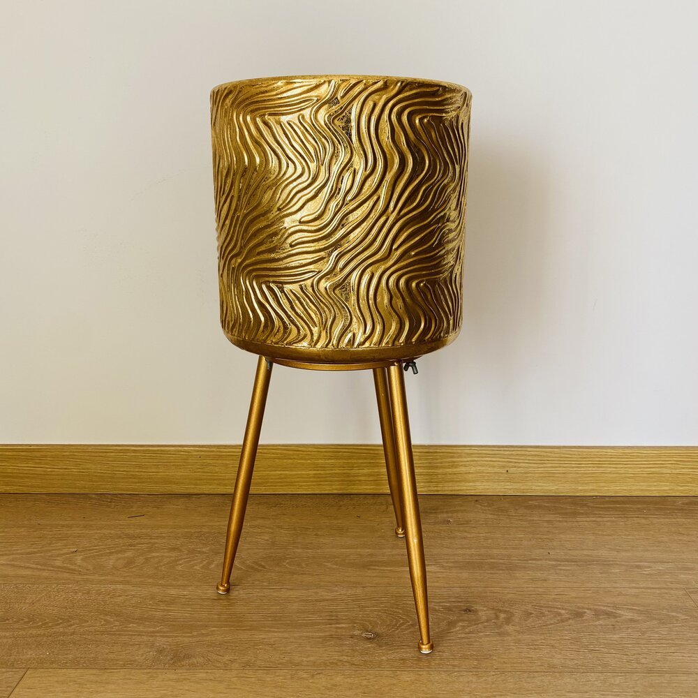 Floreiras/Vasos - Dourado - Metal