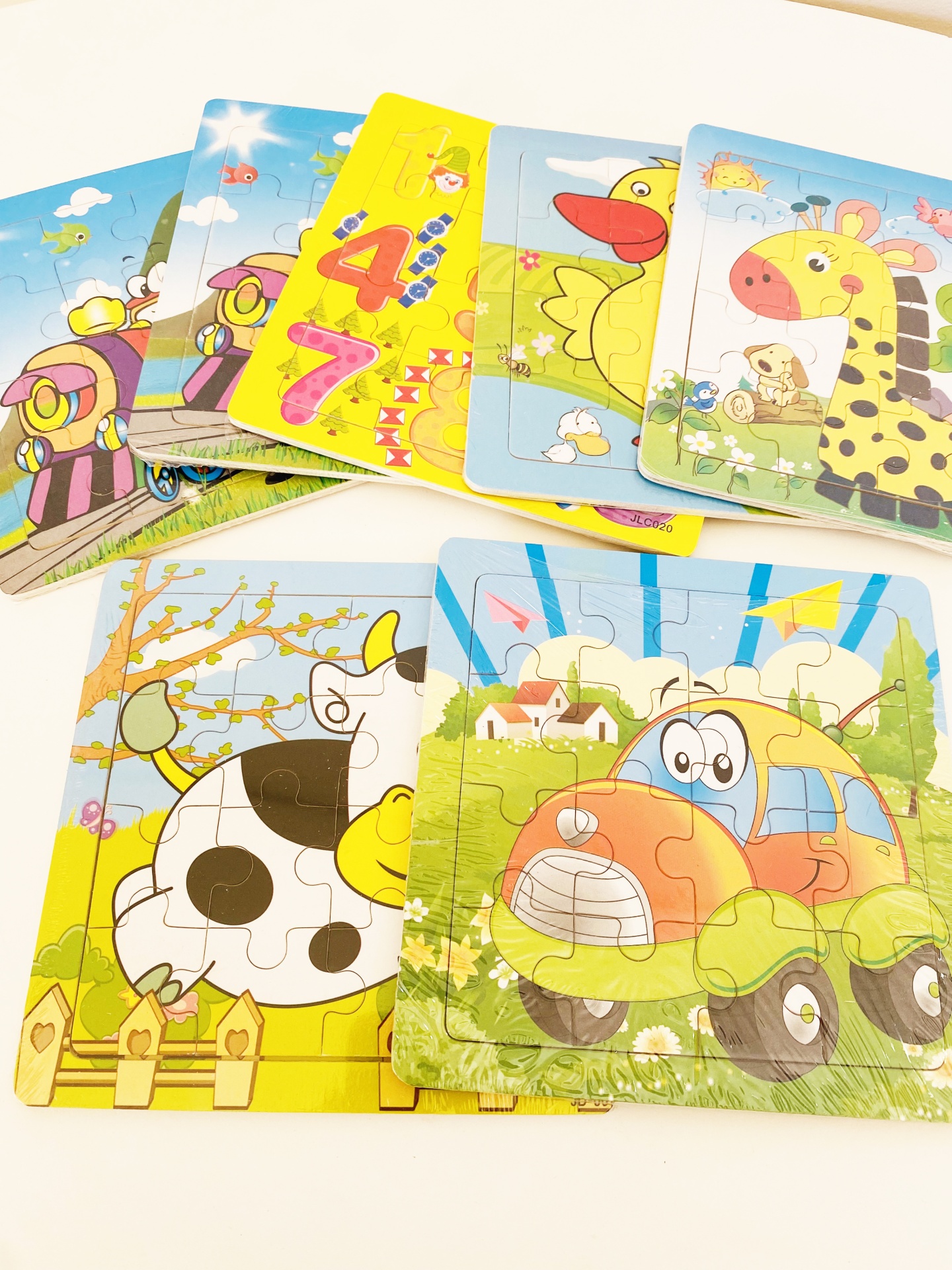 Puzzle Pequeno Animais - Madeira - 15x15CM - Mais de 3 Anos