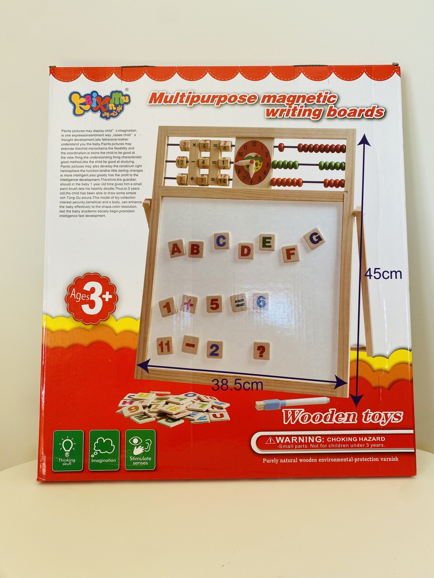 Cavalete de Mesa Duplo c/ Acessórios - Madeira - Mais de 3 Anos