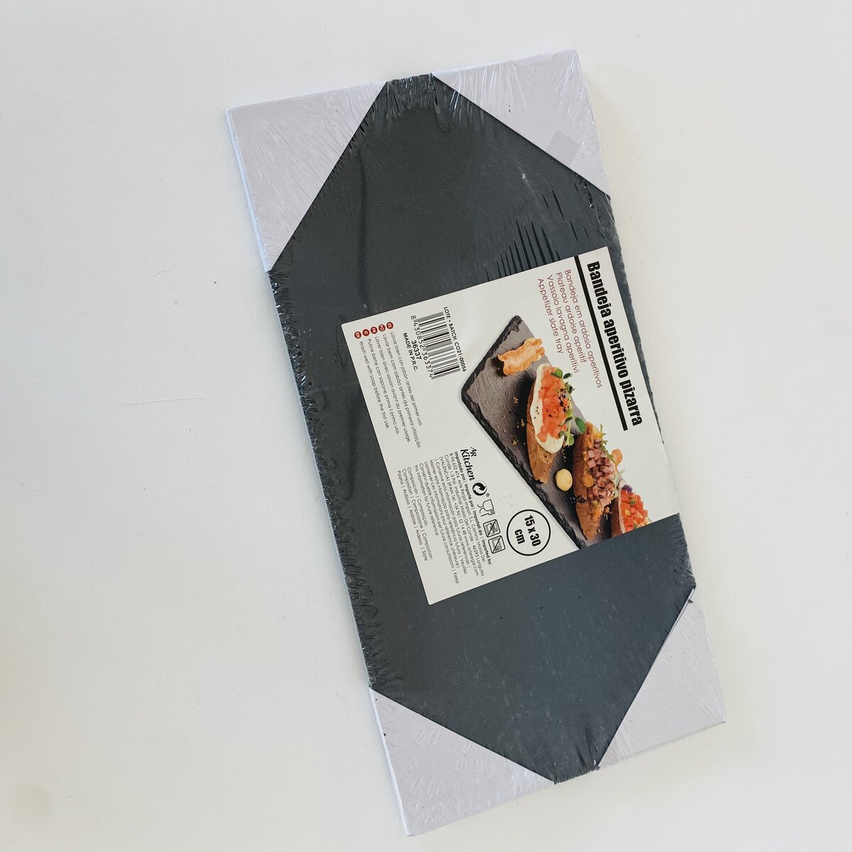 Bandeja em Ardósia Retangular - C30xL15xA0.5CM