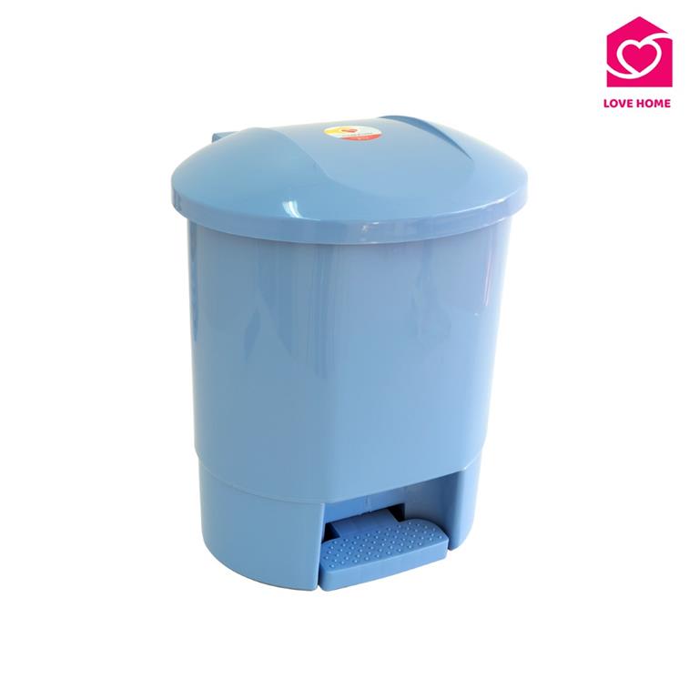 Balde Lixo com Pedal - Azul - 30 litros