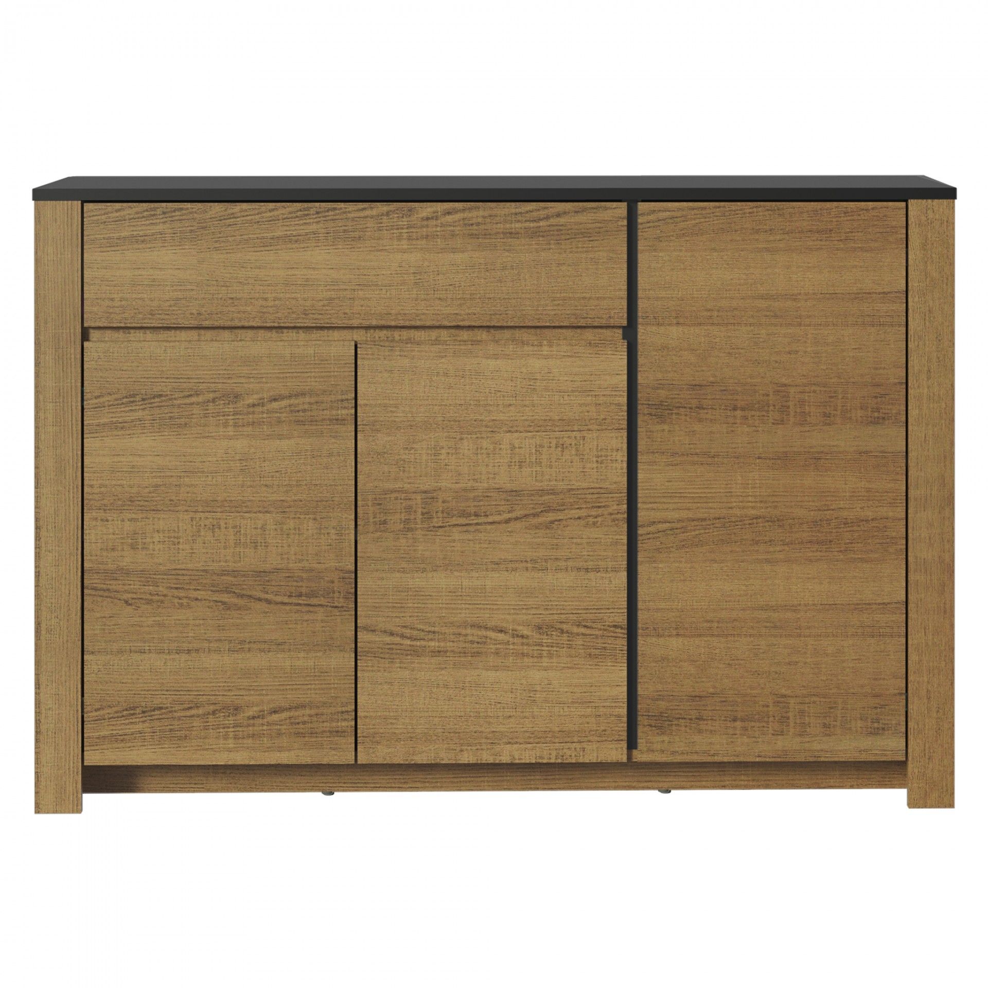 Aparador Nogueira |  (3 Portas + 1 Gaveta)