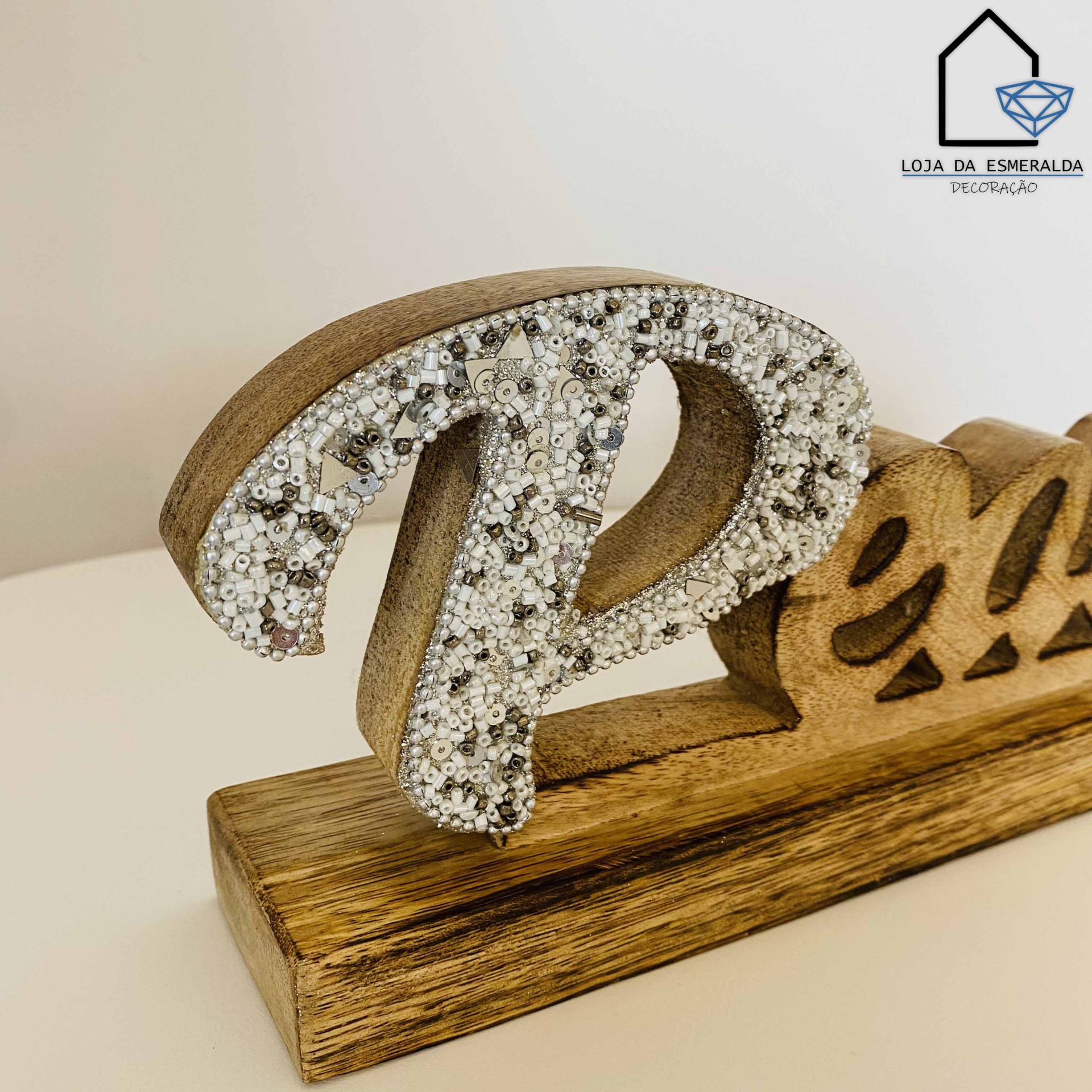 Placa Decorativa - Peace - 31x6x12CM