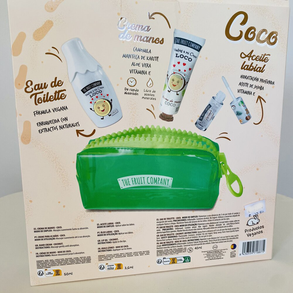 Set Creme de mãos Perfume e Batom e uma bolsa - Coco - Kids