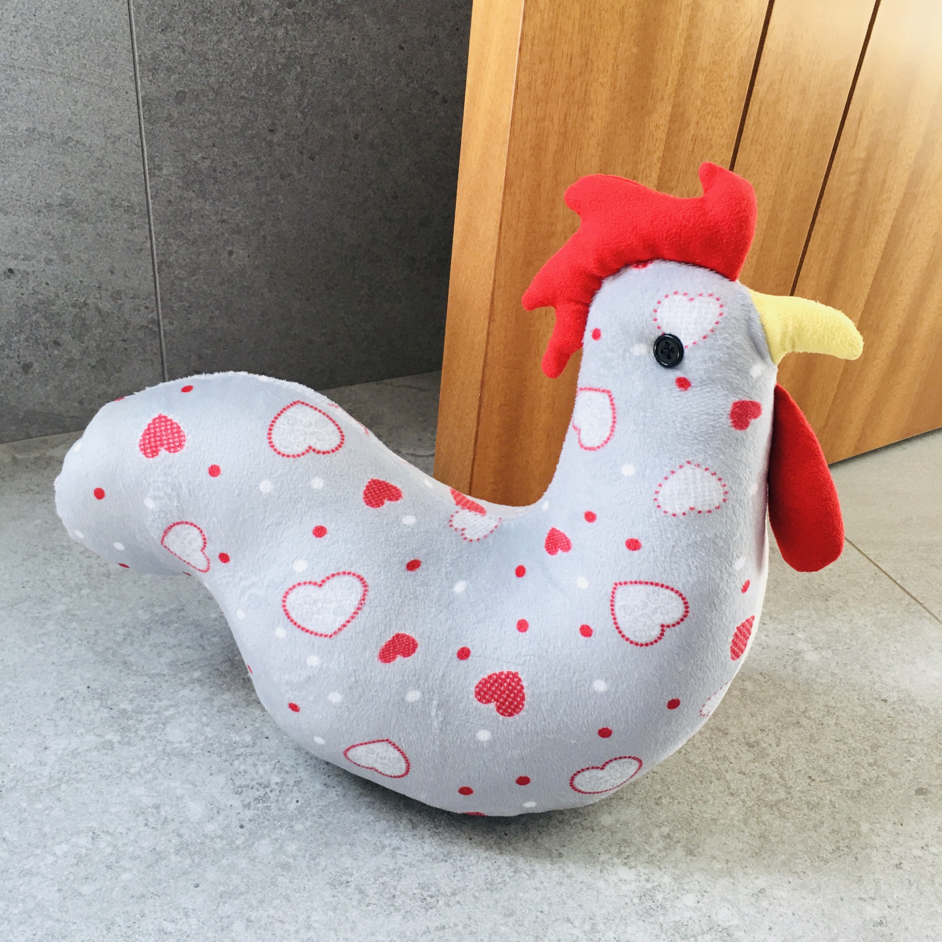 Segura Portas Galinha | Tecido | 24x18x15CM