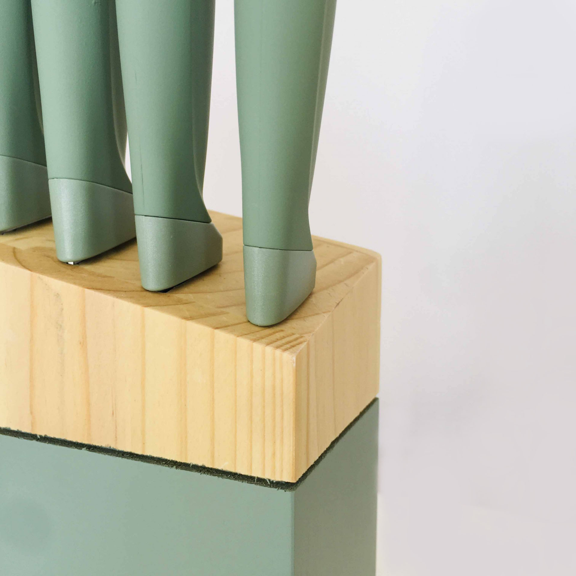 Set de Facas | 5 Peças | Verde