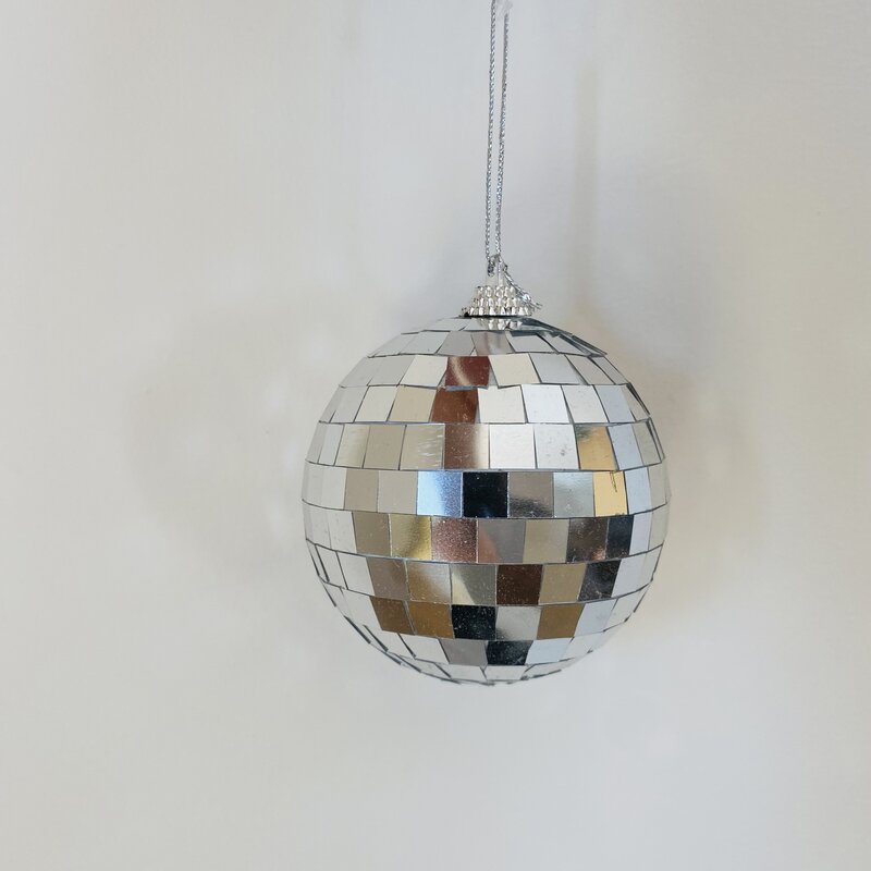 Decorações de Natal - Bolas espelhadas para Árvore  - Dourado e Prateado