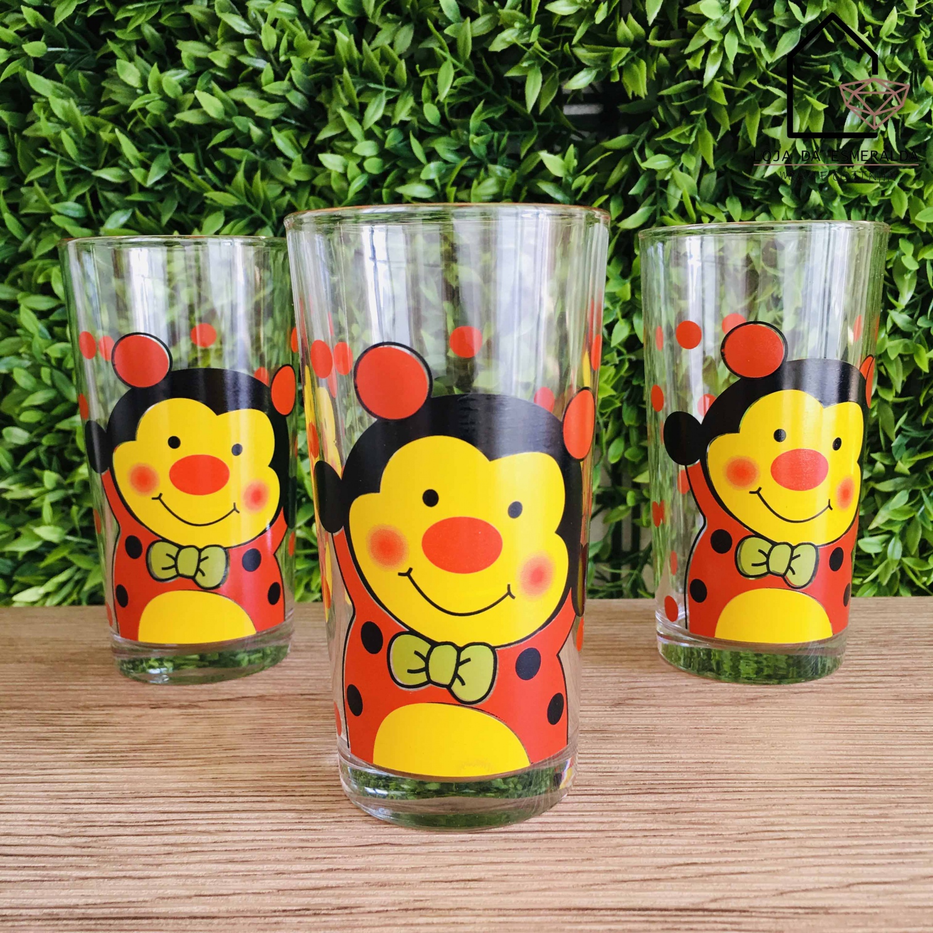 Set 3 Copos com Desenhos