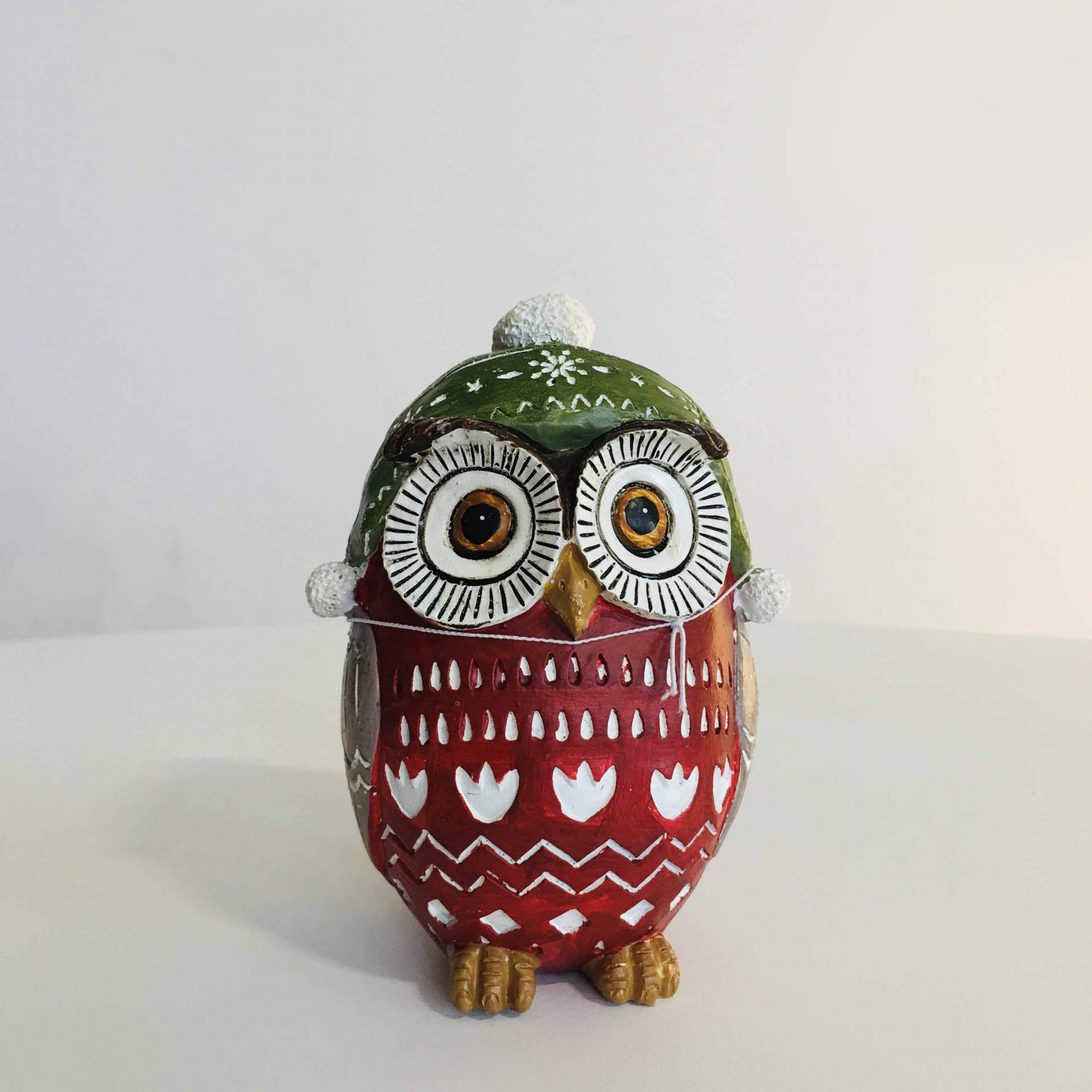 Mocho Decorativo de Natal | Gorro Verde