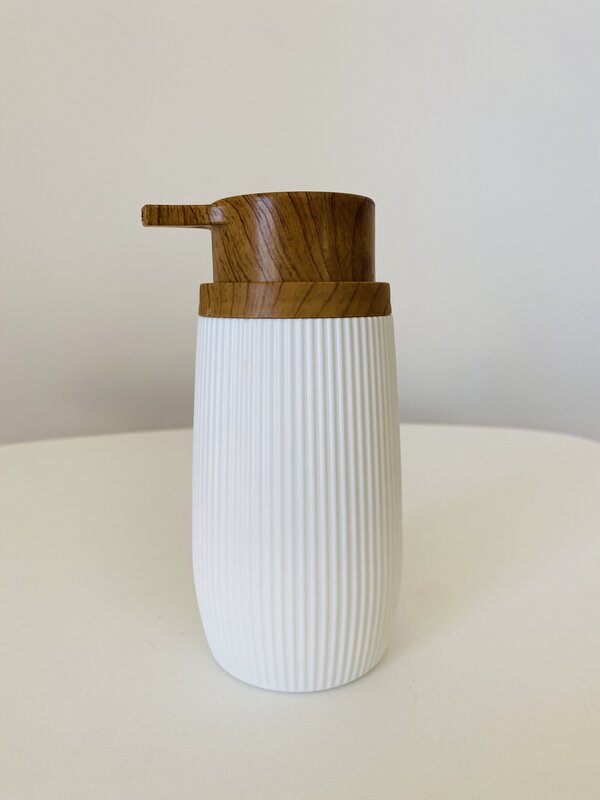 Conjunto WC - Linhas - Branco com pormenor Madeira