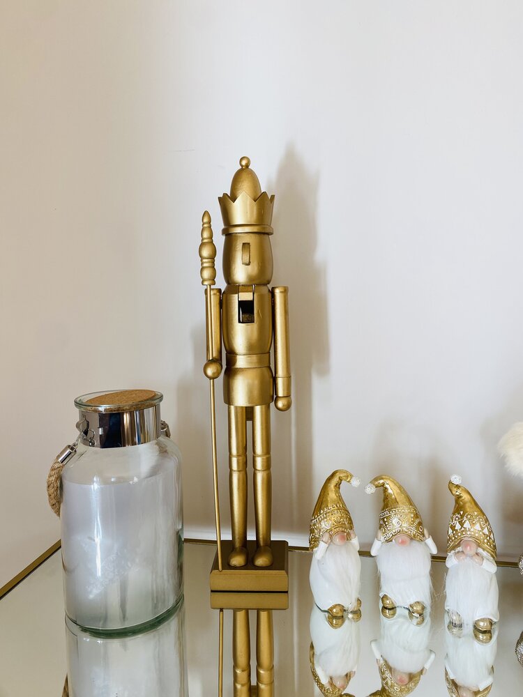 Natal - Soldado Quebra Nozes em Madeira - C10xL10xA54CM