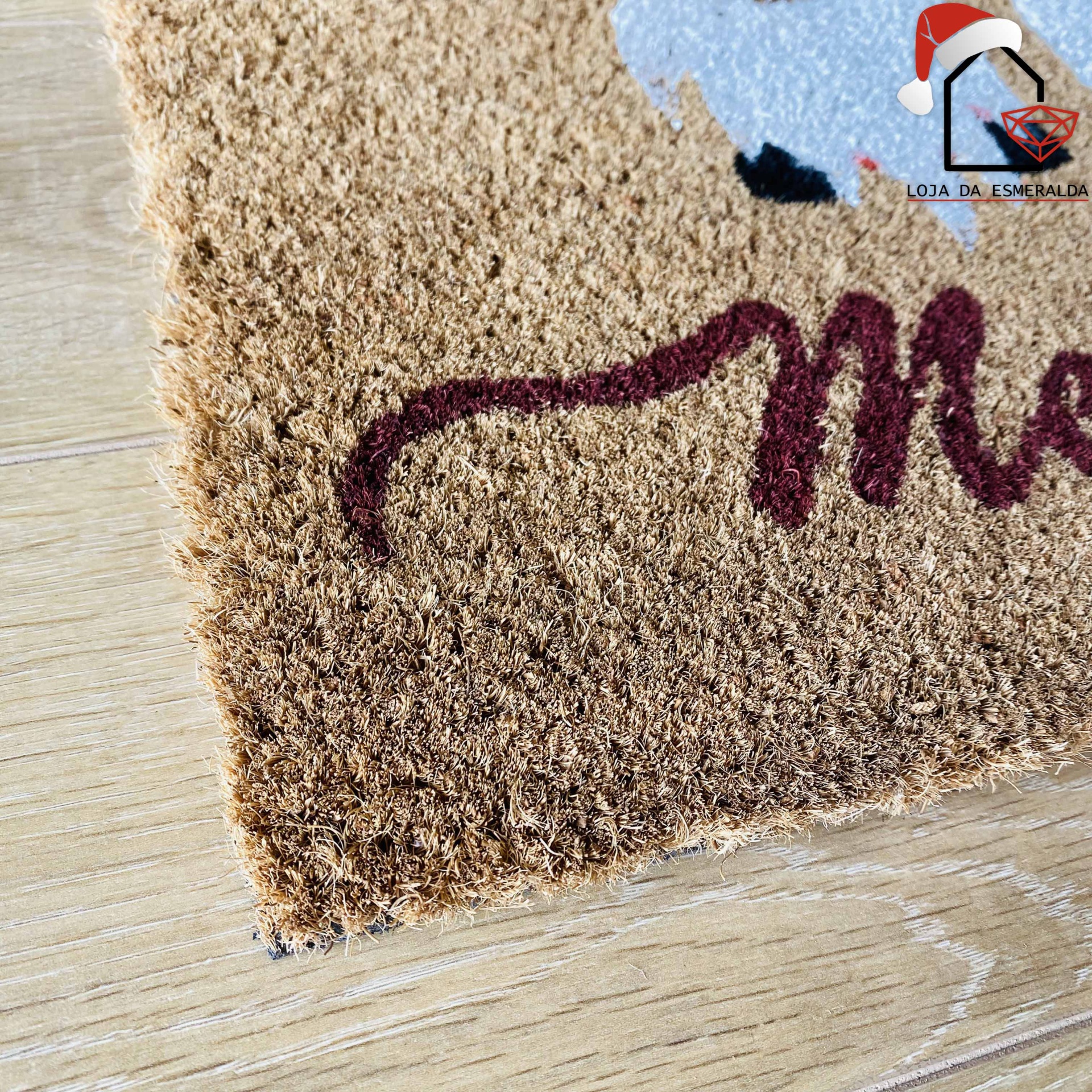 Tapete de Entrada com Motivos de Natal - 60x40CM