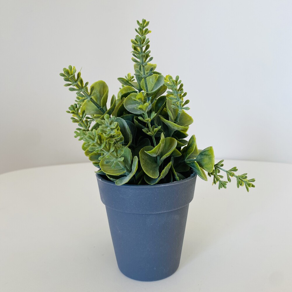 Vasos com Planta Artificial - C8xL8xA17CM