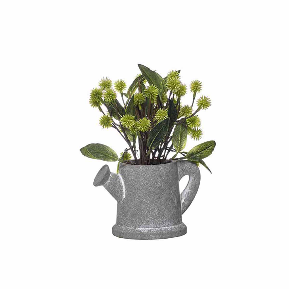 Planta Decorativa em Regador | 10x10x23CM