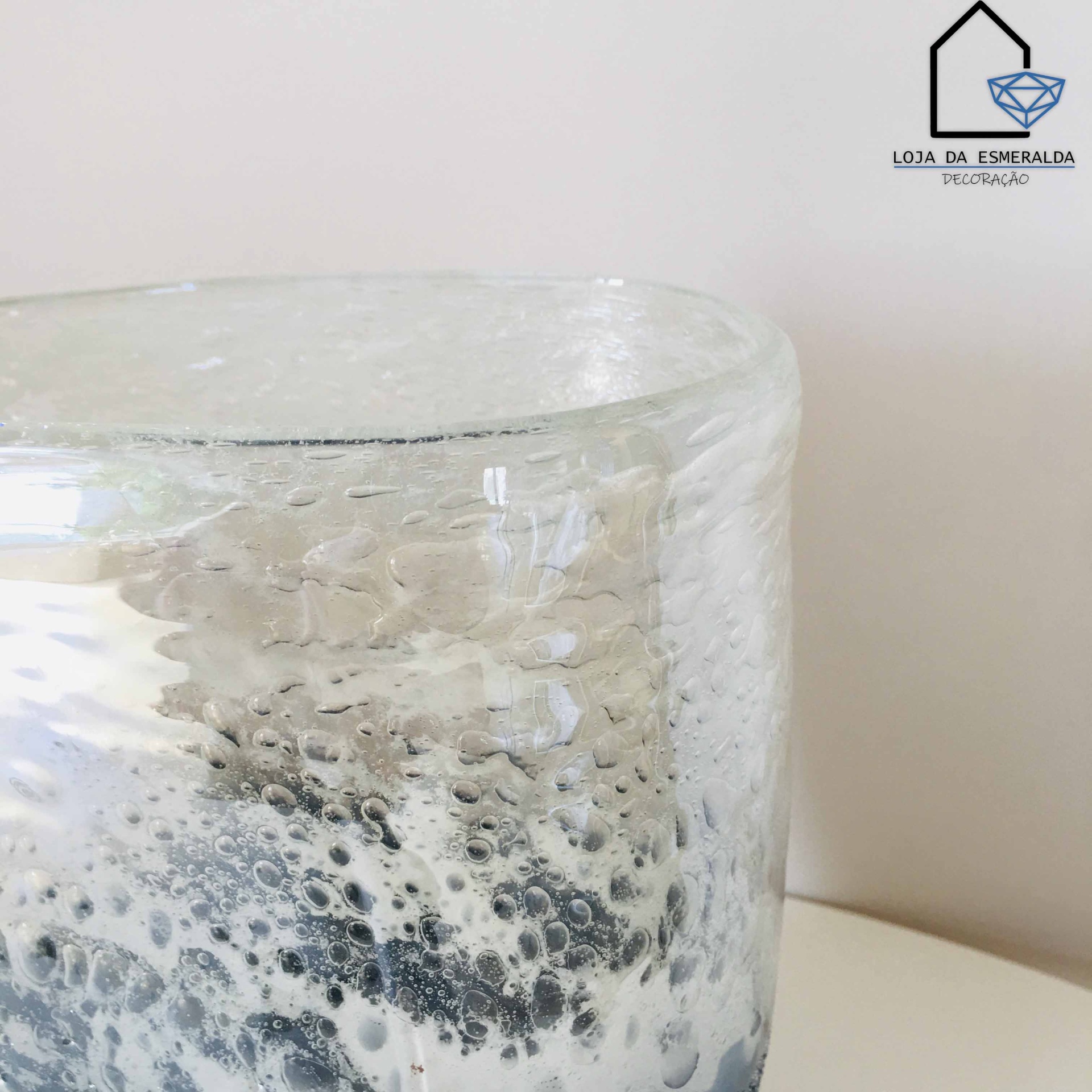 Jarra | Blue Glass | 18.5x11.5x25 CM