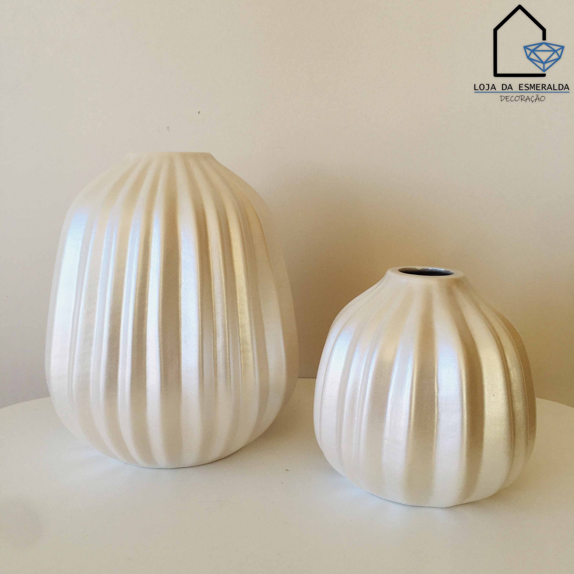 Jarras Lines | Branco | Cerâmica