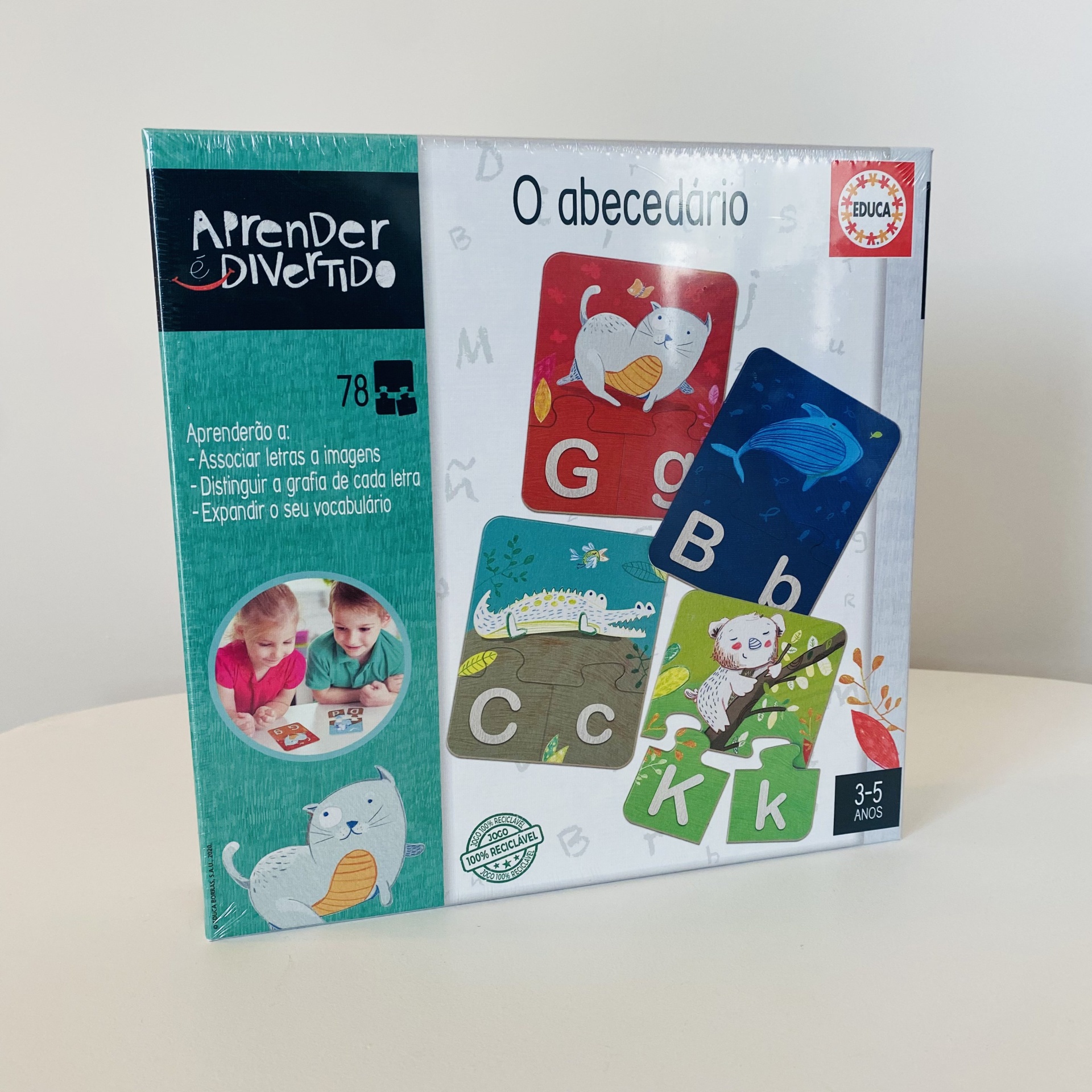 Aprender é Divertido - O abecedário - 3 a 5 Anos