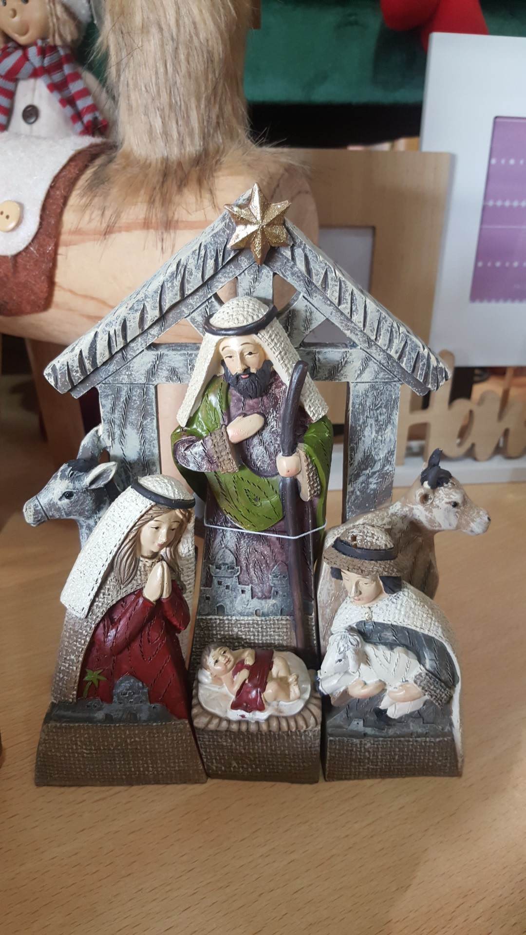 Presépio 5 Peças para Encaixe 16.5X6X21CM